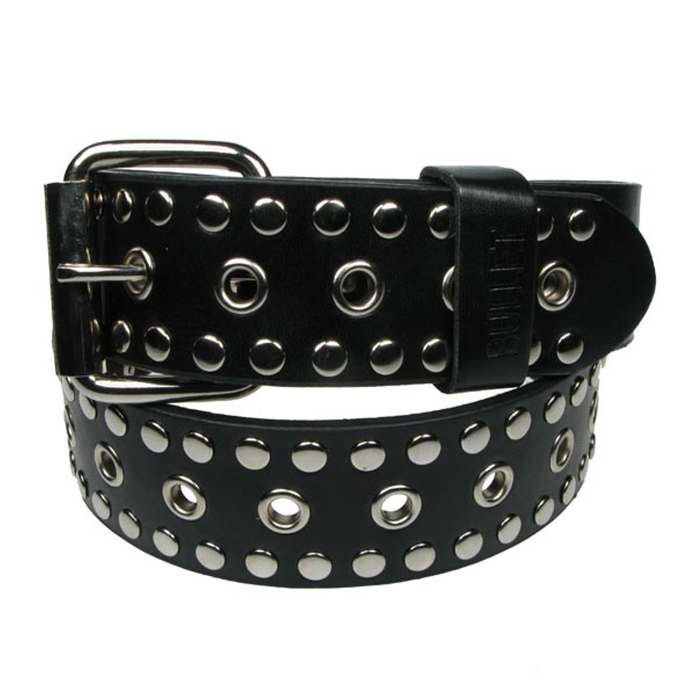 Bullet 69 Funky Punk - Middle Rivet & side rivet Riem - Zwart
